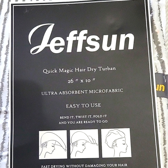 Jeffsun Quick Magic Hair Dry Turban - Picture 3 of 4